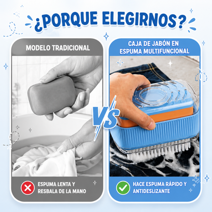 Cleaning Brush with Soap Dispenser